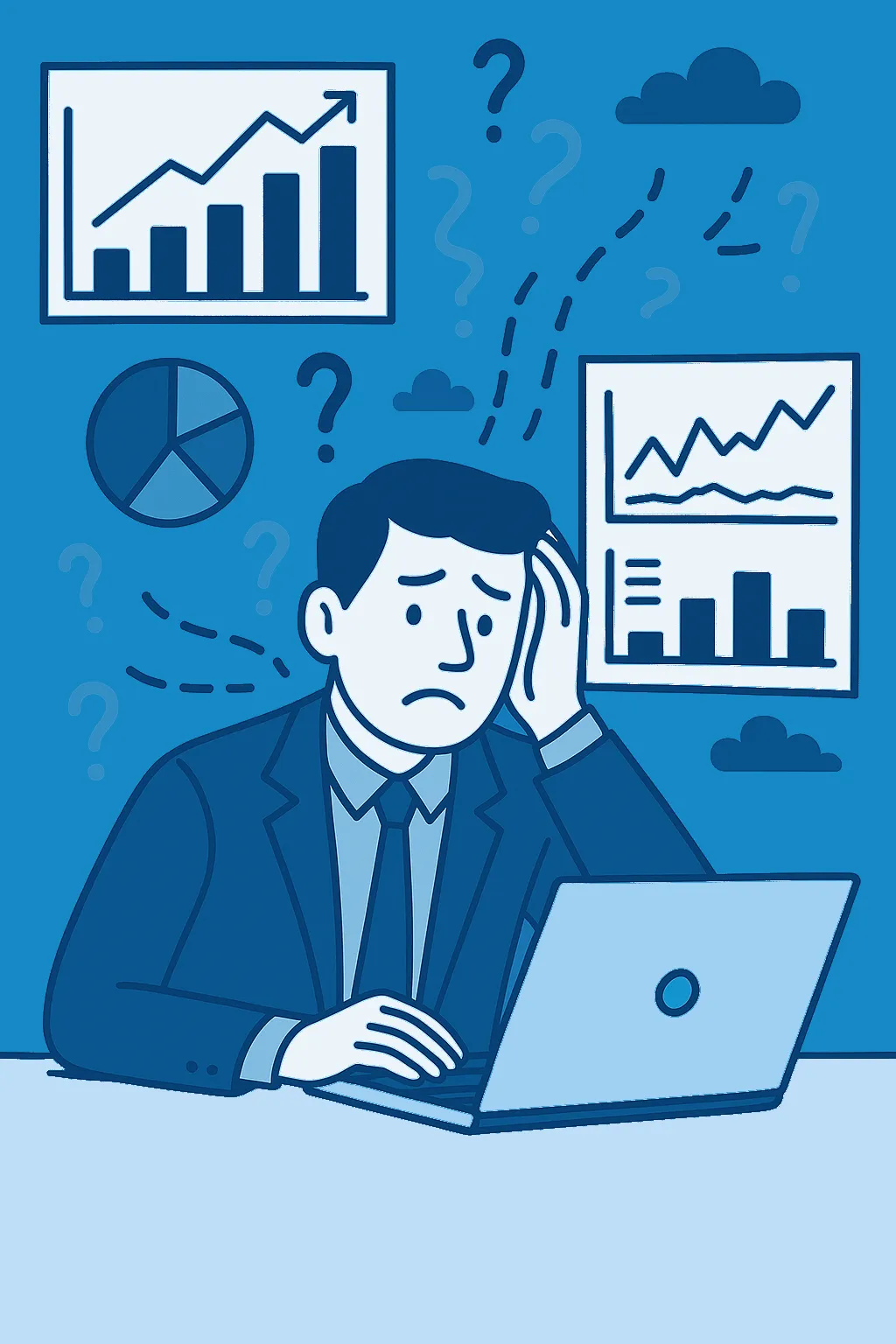 Investor decks conflict with internal dashboards